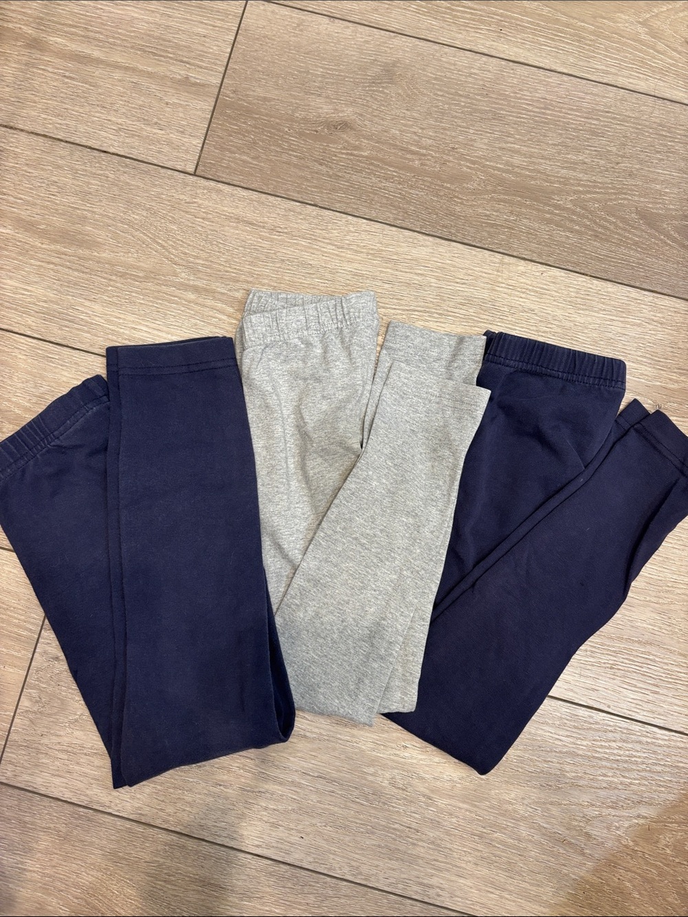 Set of 3 Hanna Andersson Kids Leggings size 6-7